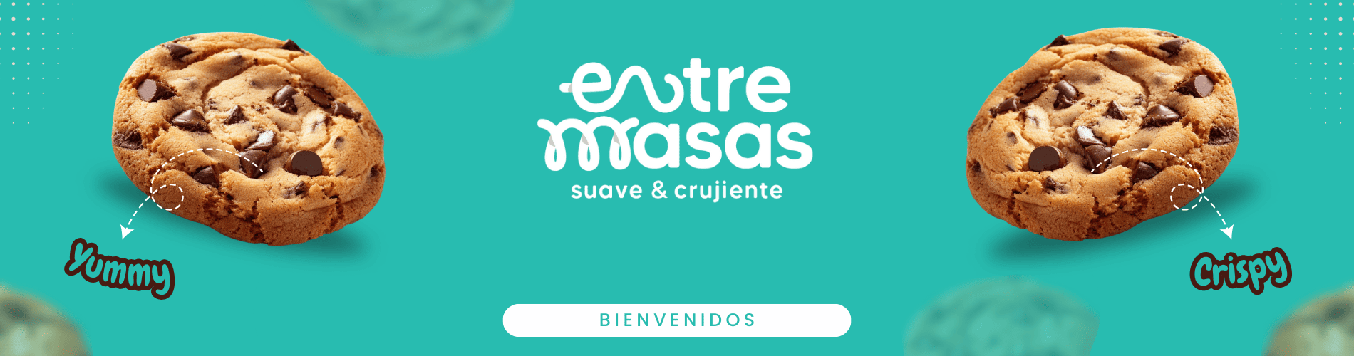 BANNER BIENVENIDA ENTRE MASAS